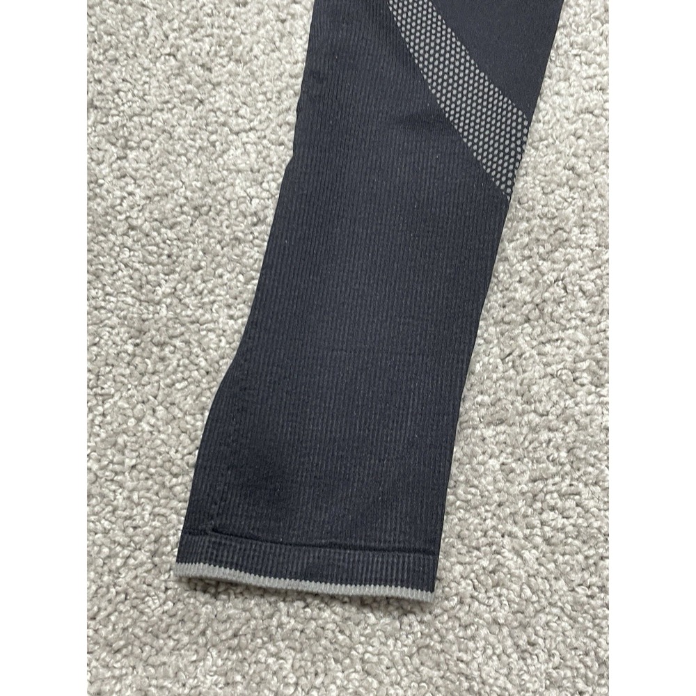 PINK‎ ACTIVE Victoria's Secret Leggings Women's M Black Pink Seamless Ankle Yoga - Picture 2 of 7